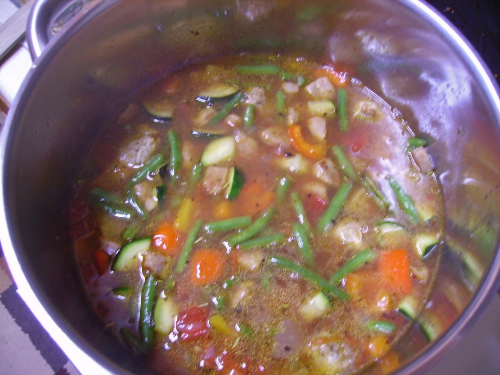 Fully Loaded Minestrone…a Soup in Three Chapters – Mama D's Kitchen of Love